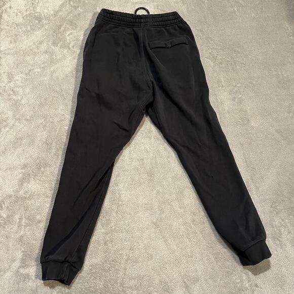 Nike Sportswear Club Fleece Pants Mens Small Black Joggers Swoosh Sweatpants - Picture 7 of 12